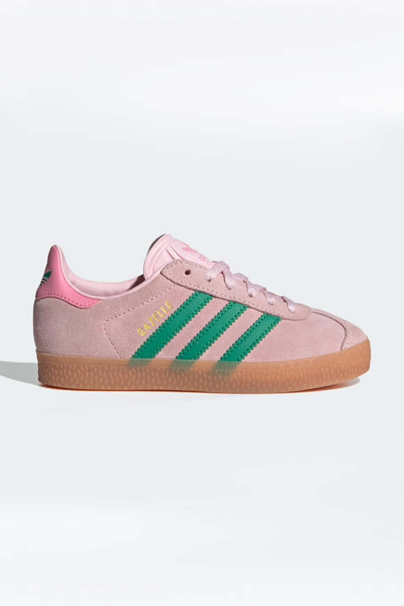Gazelle Kids Sneaker - Clear Pink + Court Green