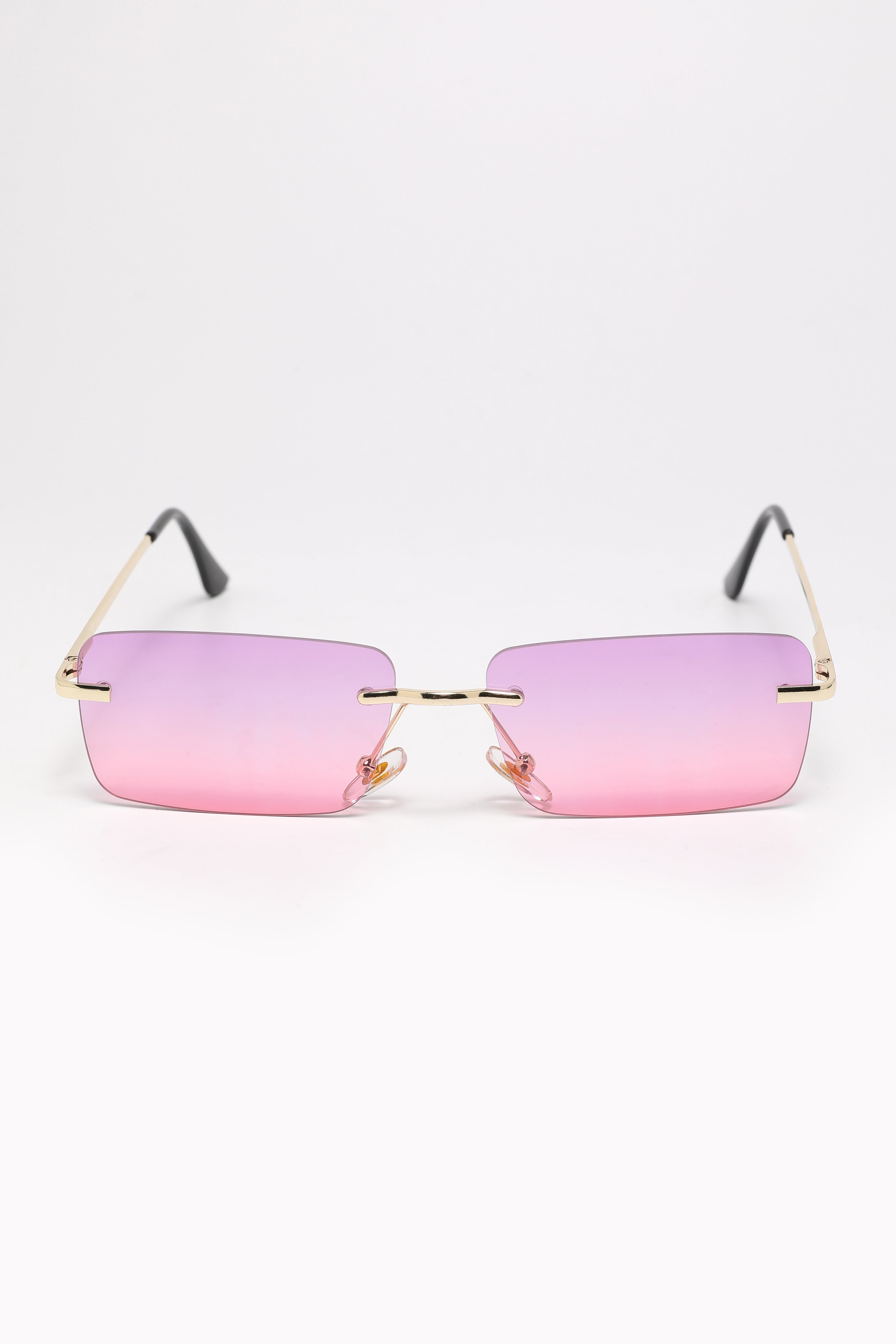 Brille - Gold + Purple Pink