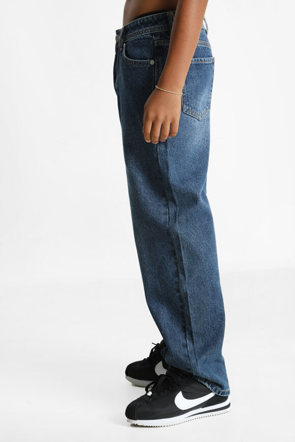 Baggy Fit Jeans - Dunkelblau Denim