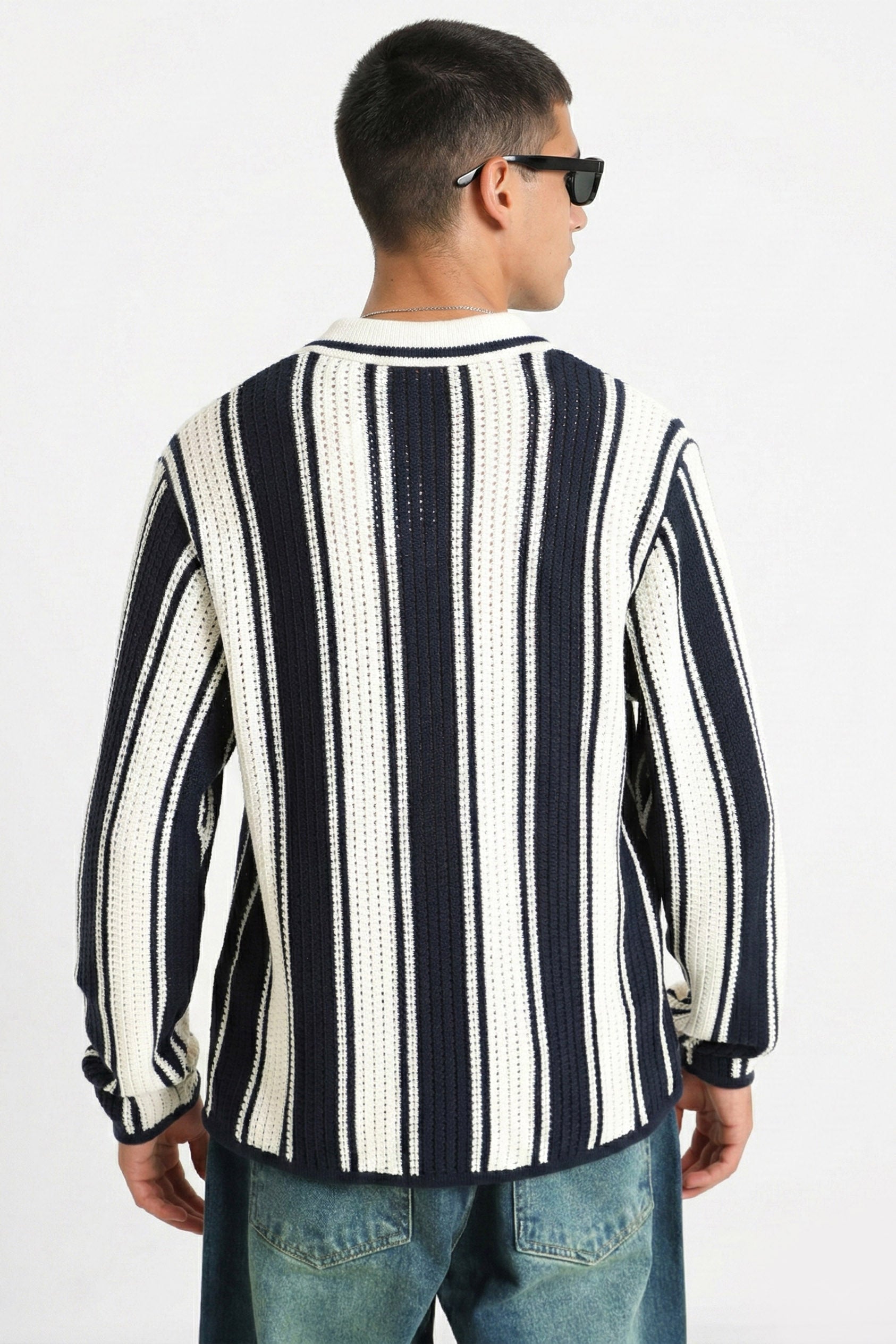 Strickpullover - Sky Captain + Sea Salt