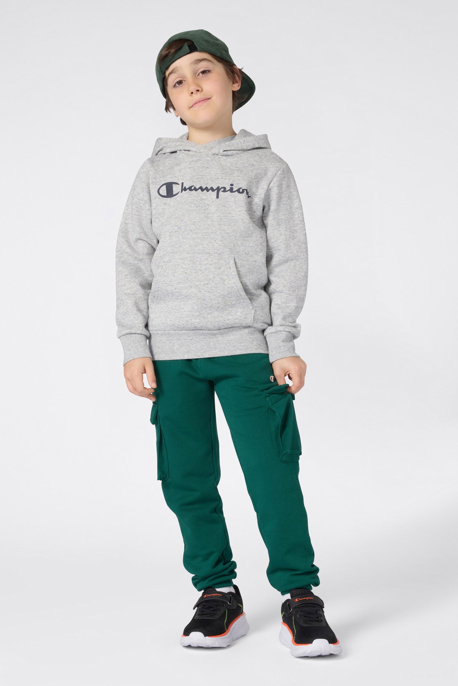 Kapuzensweatshirt - Grey Heather