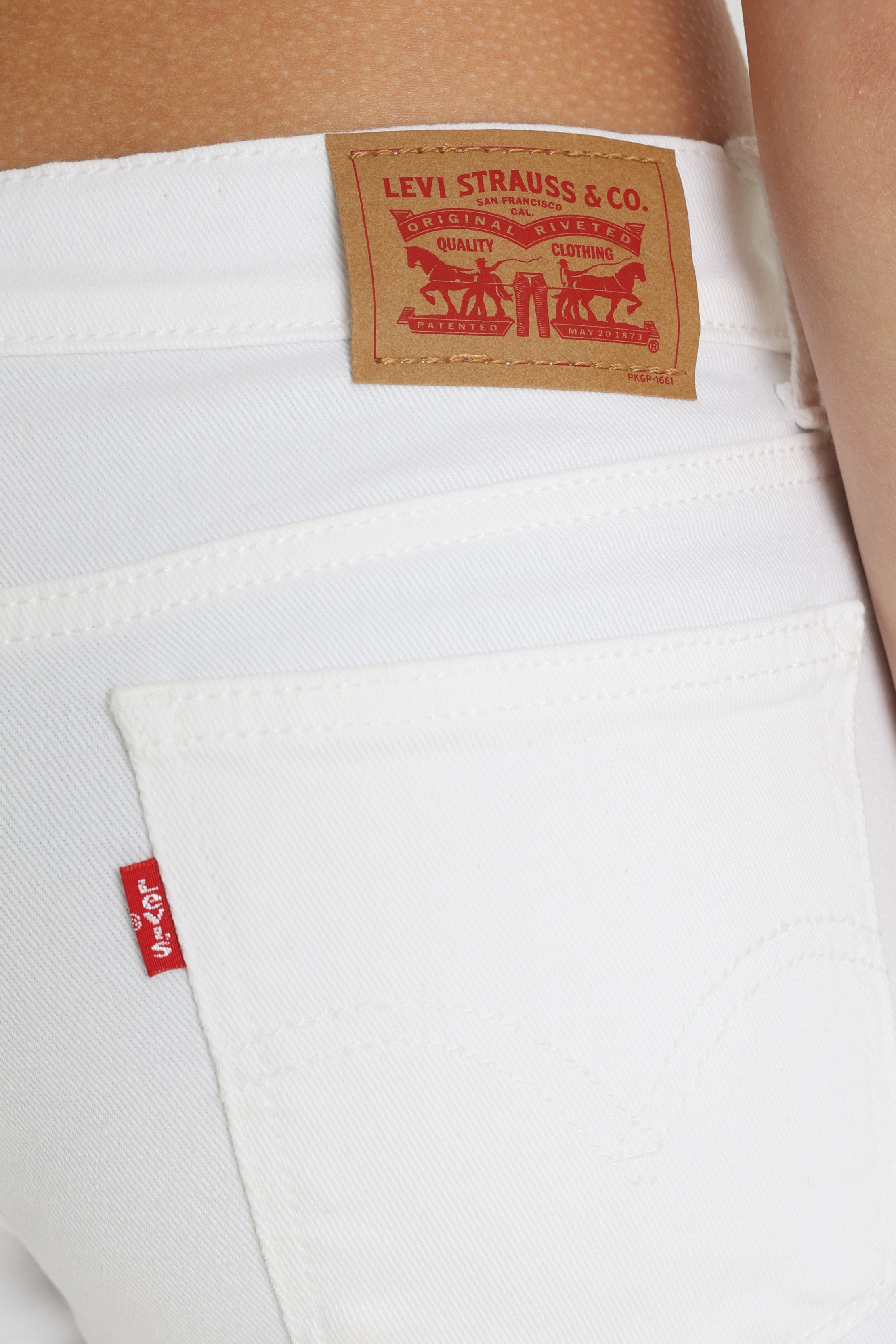 Wide Leg Jeans - Bright White