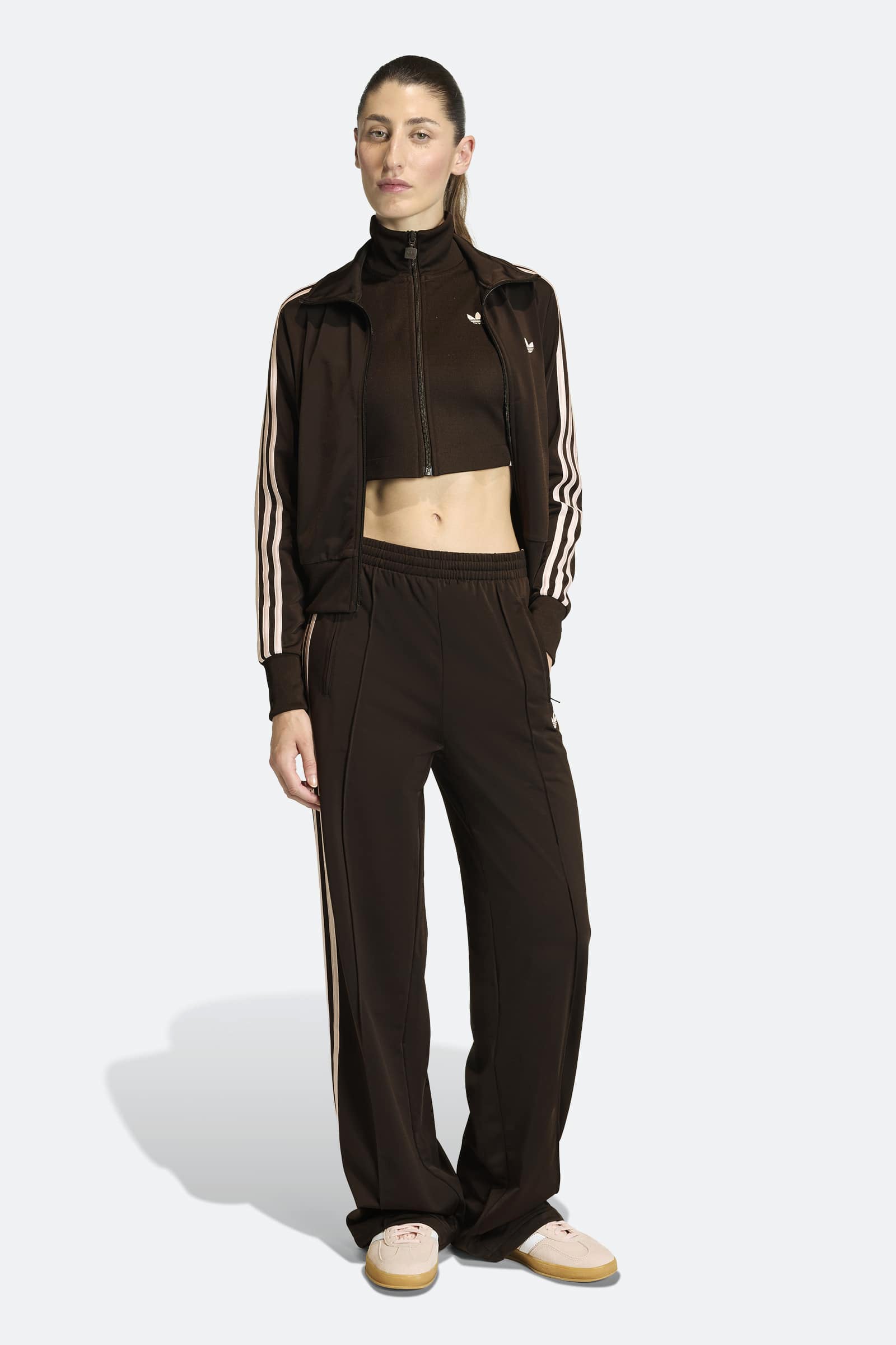 Adicolor Classic Firebird Trainingshose - Aurora Coffee + Sandy Pink