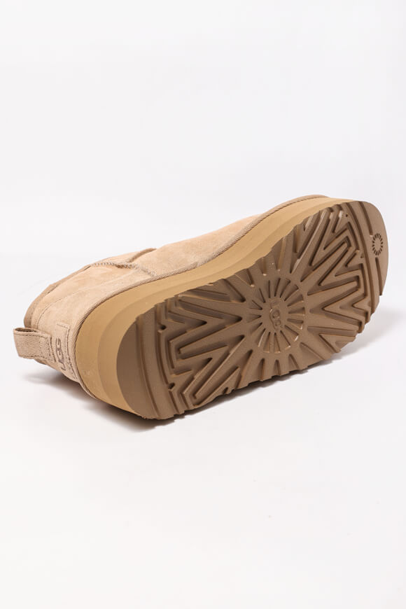 Classic Ultra Mini gefütterte Plateau Stiefelette - Sand