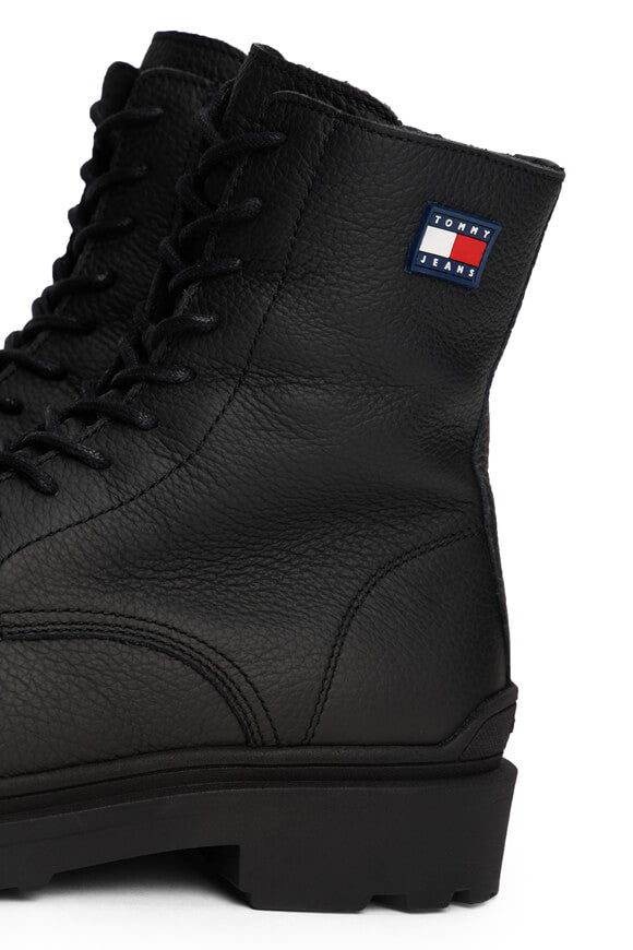 Gefütterte Winterstiefel - Black