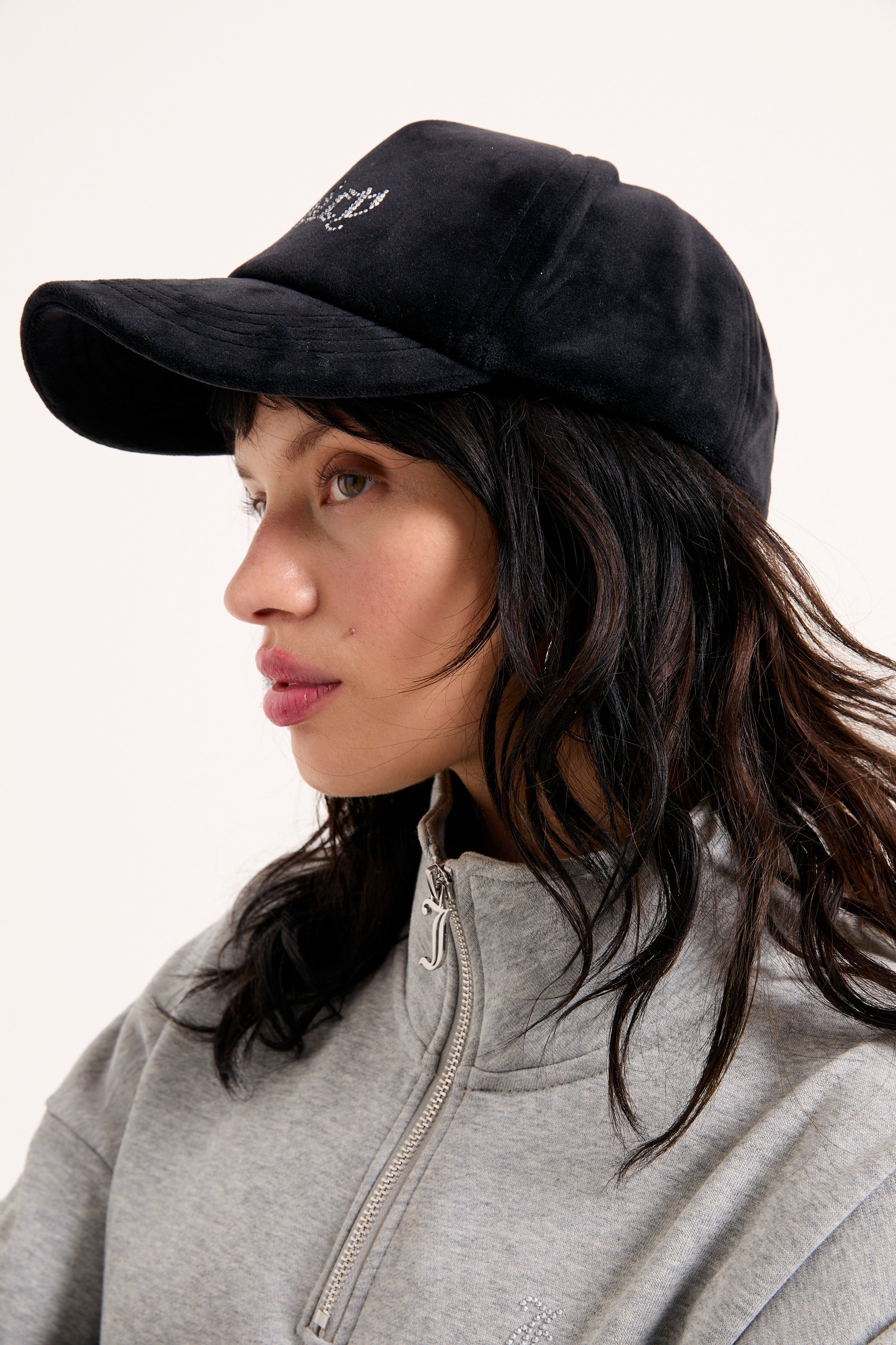 Samt Cap / Strapback - Black