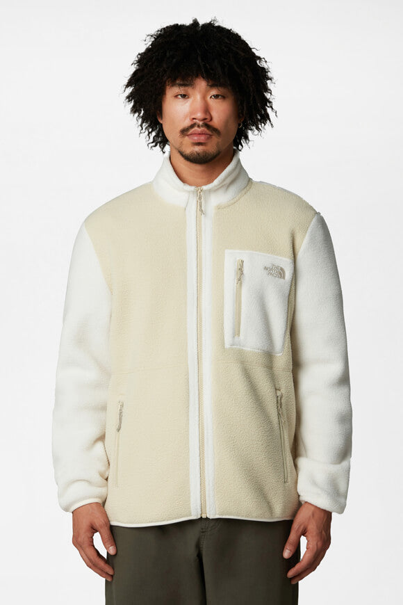 Yumiori Fleecejacke - Gravel + White Dune