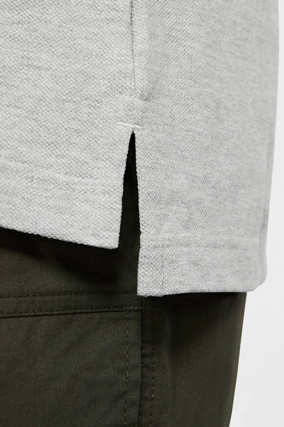 Poloshirt - Dunkelgrau meliert