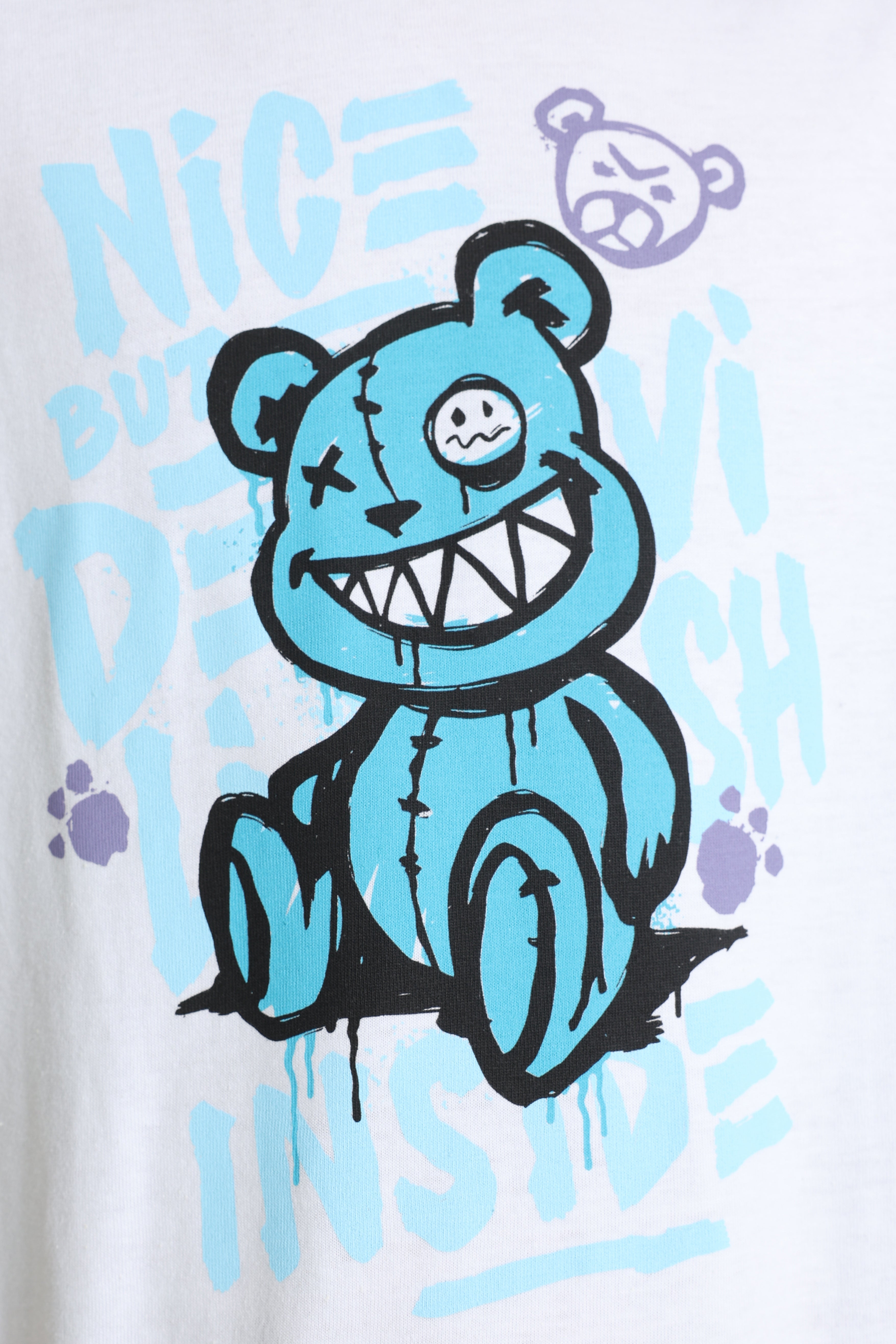 Nice But Devilish T-Shirt - White