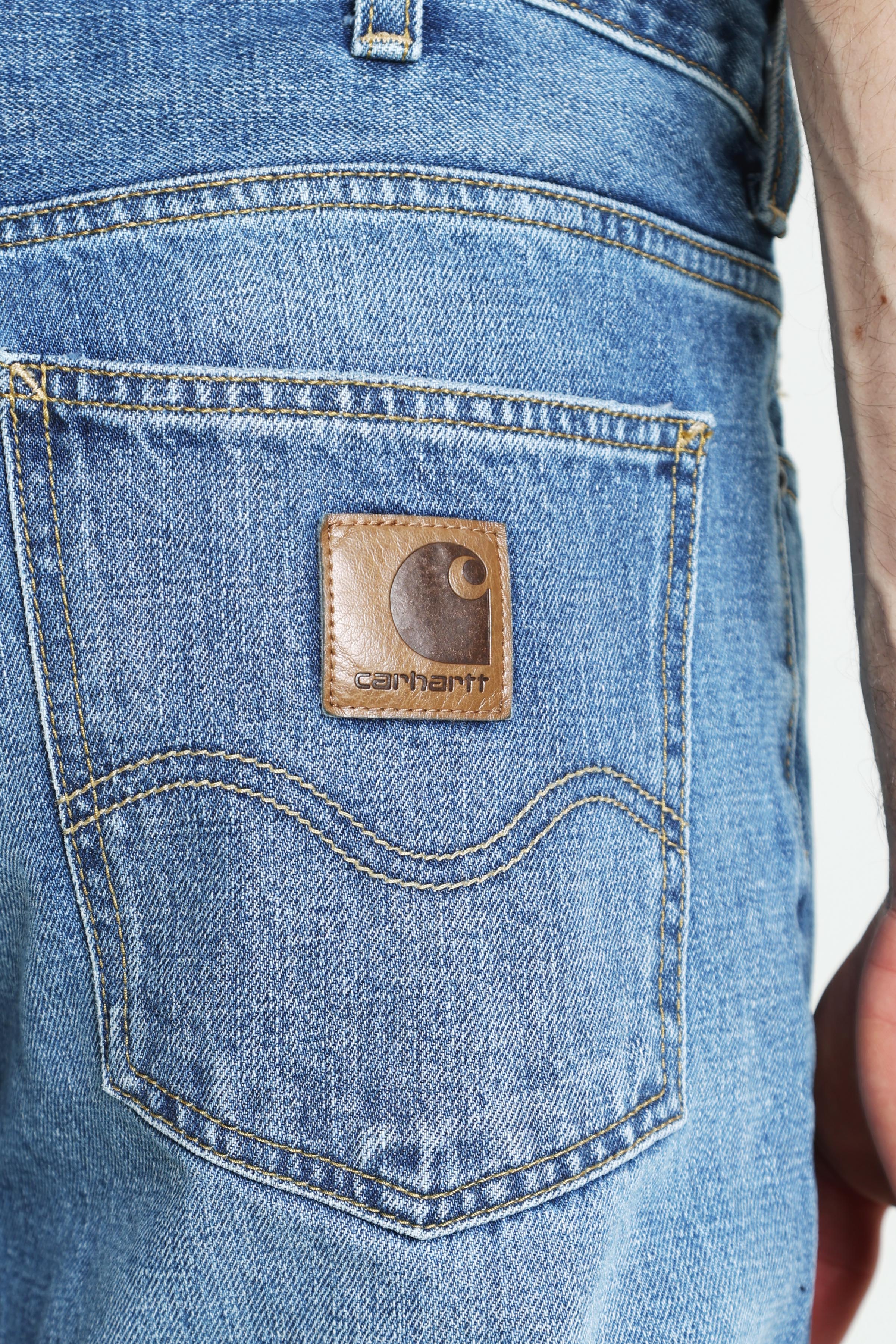 Marlow Regular Fit Jeans L32 - Blue Worn Bleached