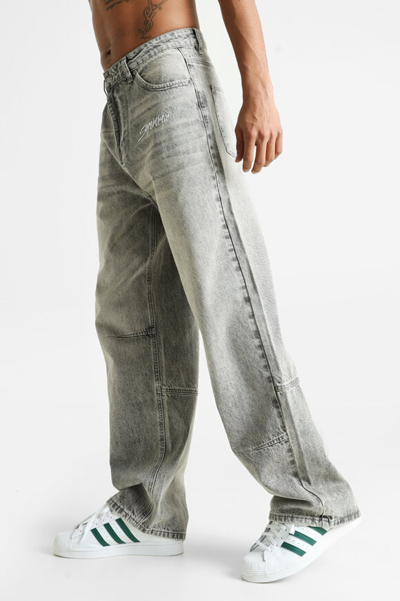 Baggy Fit Jeans - Grau