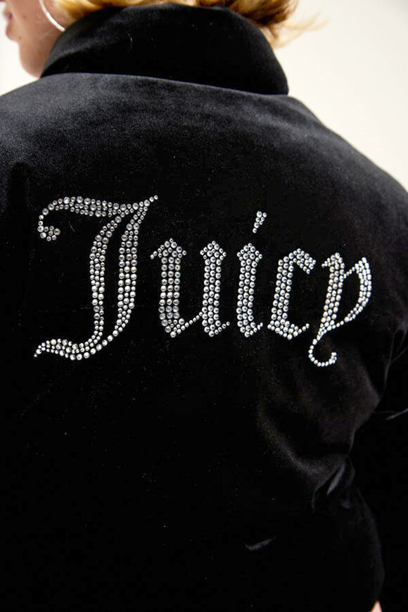 Margo Samt Pufferjacke - Black