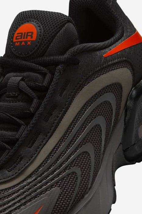 Air Max Fire Sneaker - Medium Ash + Team Orange + Black