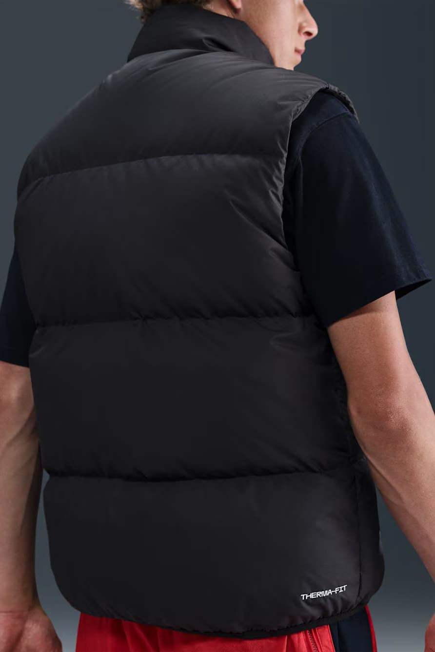 Sportswear Club Gestepptes Daunengilet - Black