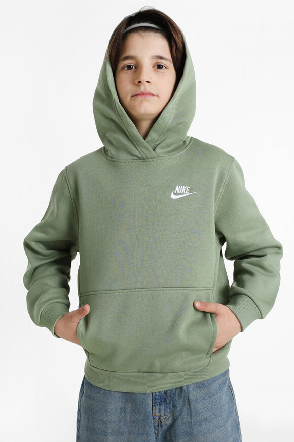 Club Fleece Kapuzensweatshirt - Oil Green