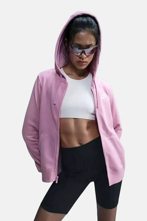 Kapuzensweatjacke - Beyond Pink