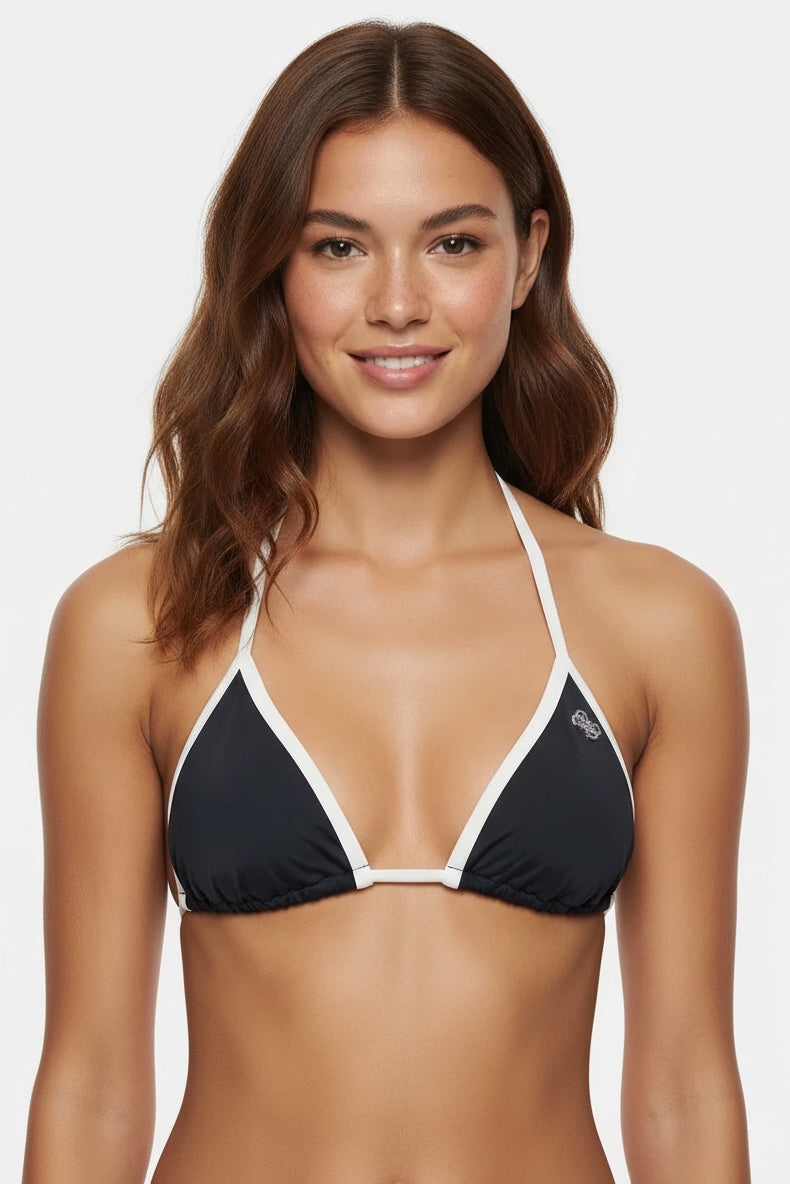Triangel Bikini-Oberteil - Jet Black
