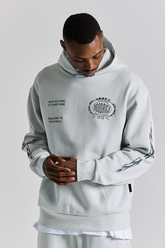 Oversize Kapuzensweatshirt - Dawn Blue