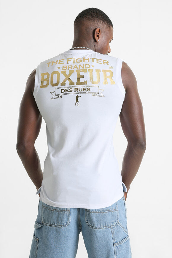 Tanktop - White + Gold