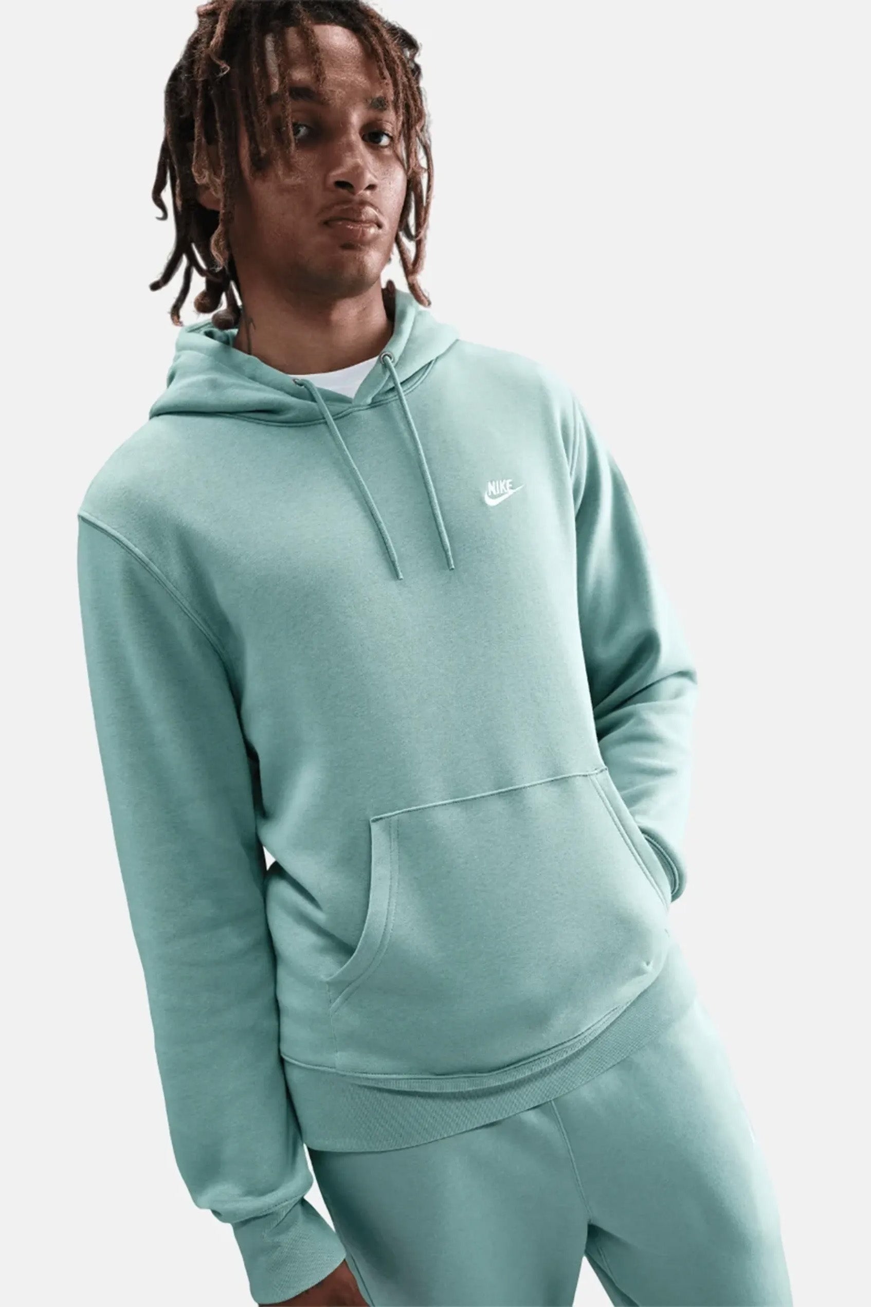 Sportswear Club Fleece Kapuzensweatshirt - Denim Turquoise