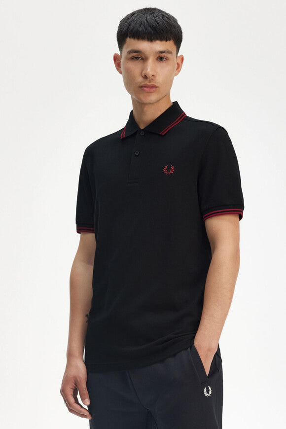 Twin Tipped Poloshirt - Black