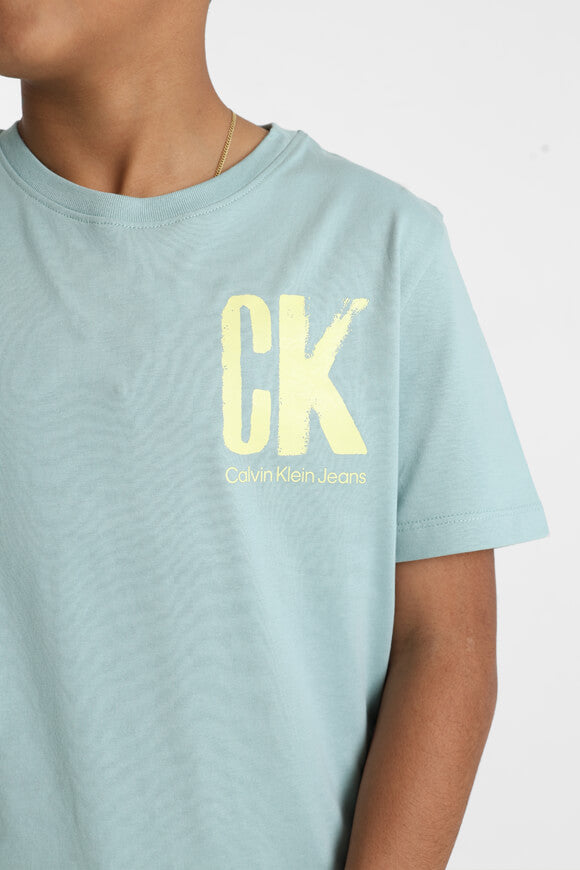 Chest Surf Graphic T-Shirt - Green Surf