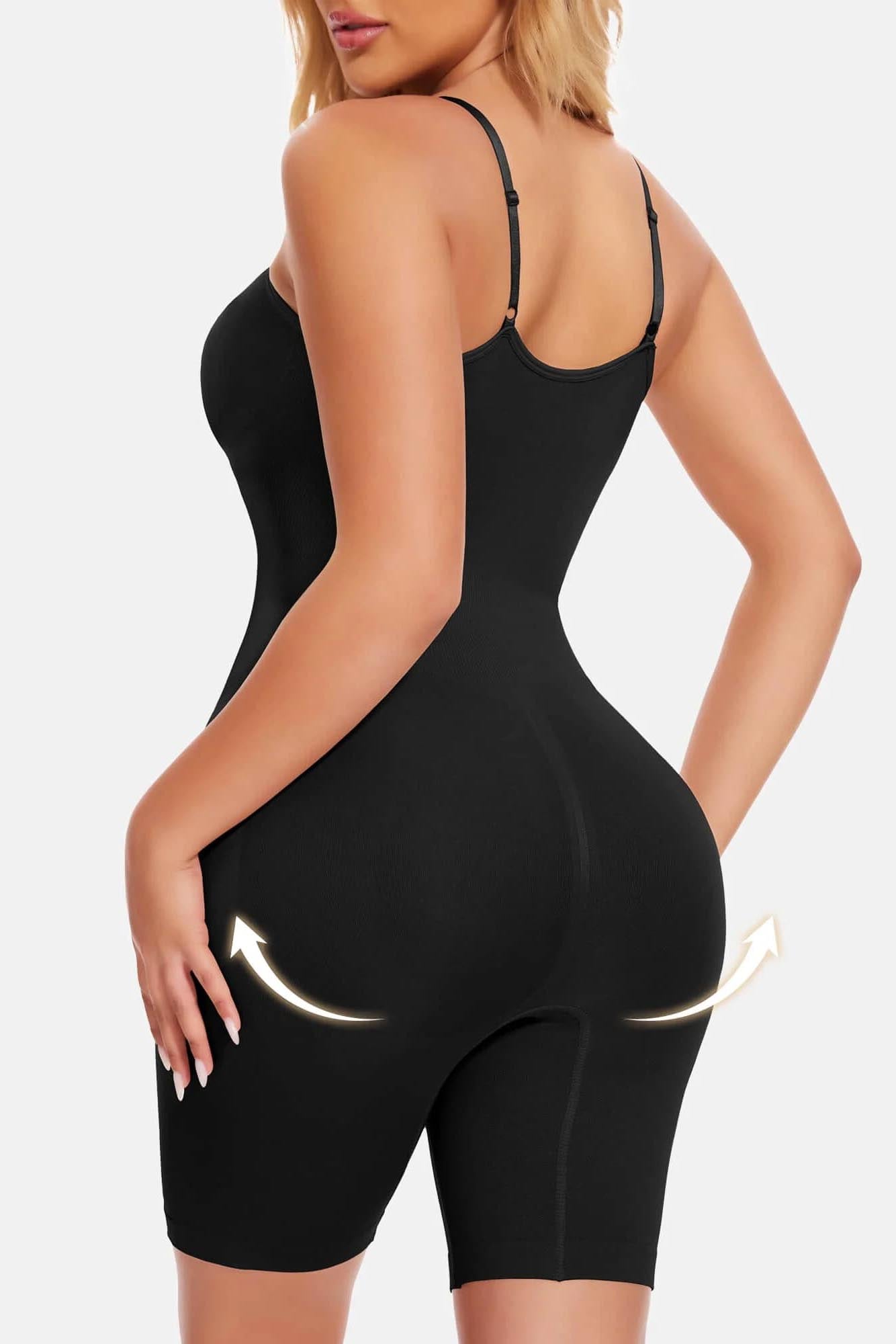 Kurzer Shapewear-Overall - Black