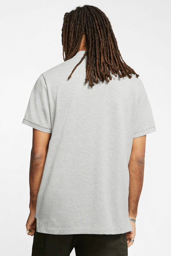 Poloshirt - Dunkelgrau meliert