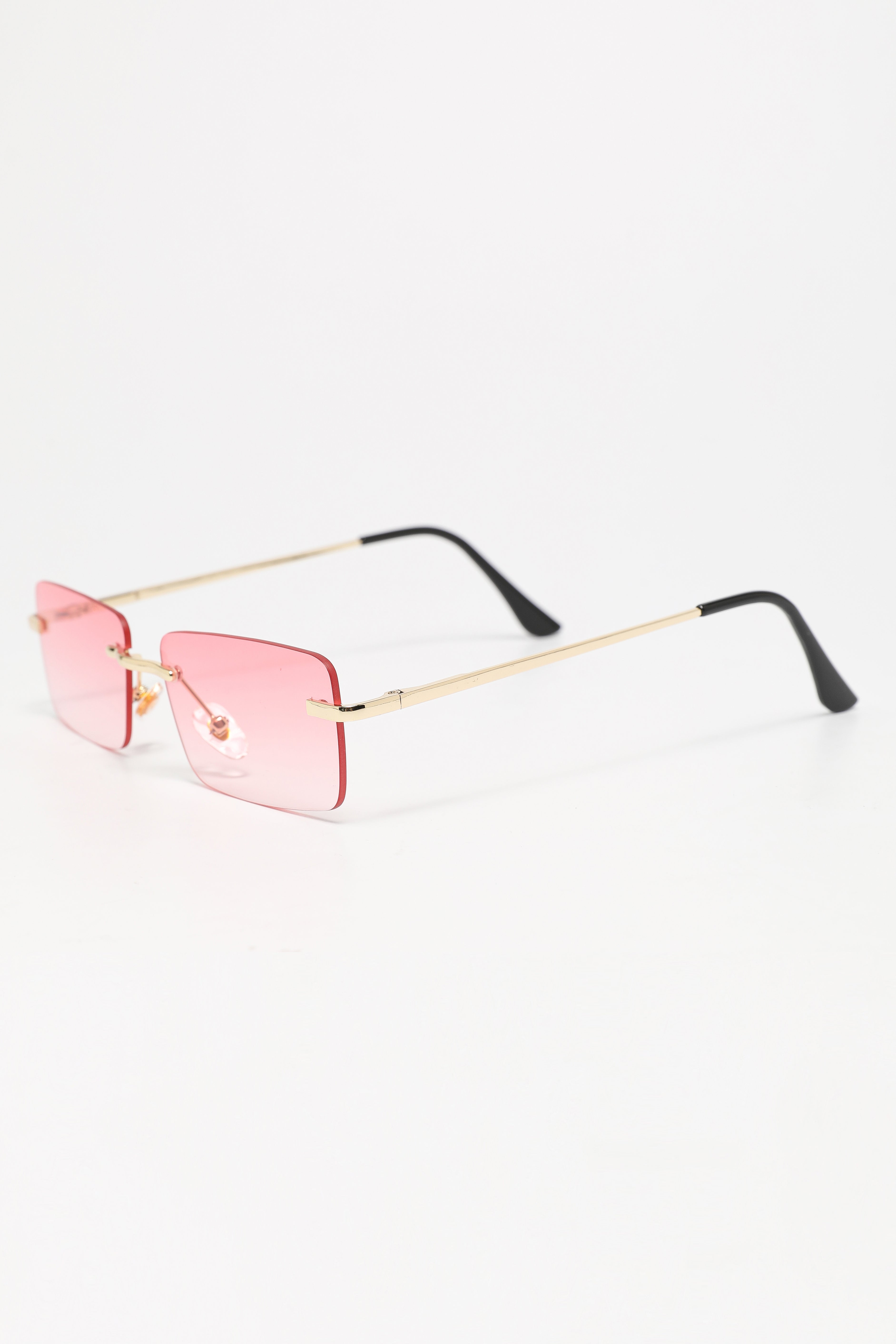 Brille - Gold + Pink