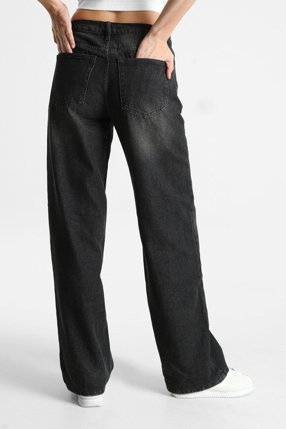 Baggy Jeans - Used Schwarz
