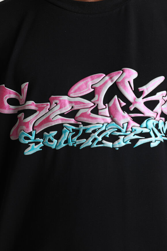 Oversize T-Shirt - Schwarz