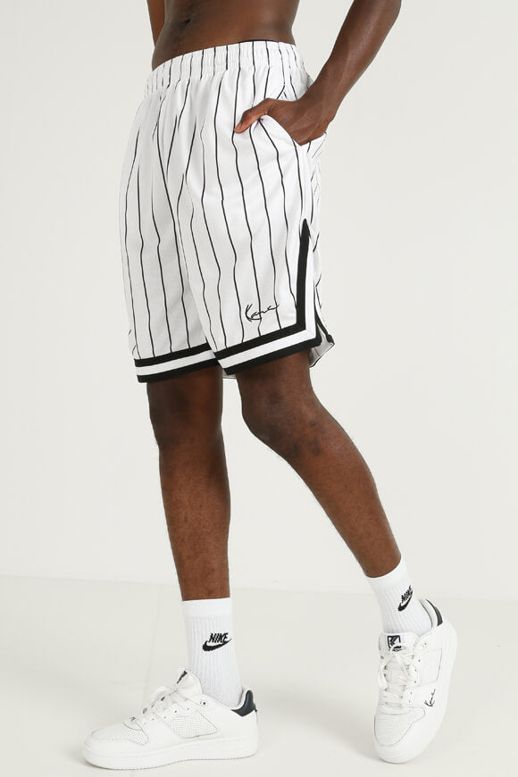 Mesh Shorts - Weiss + Schwarz