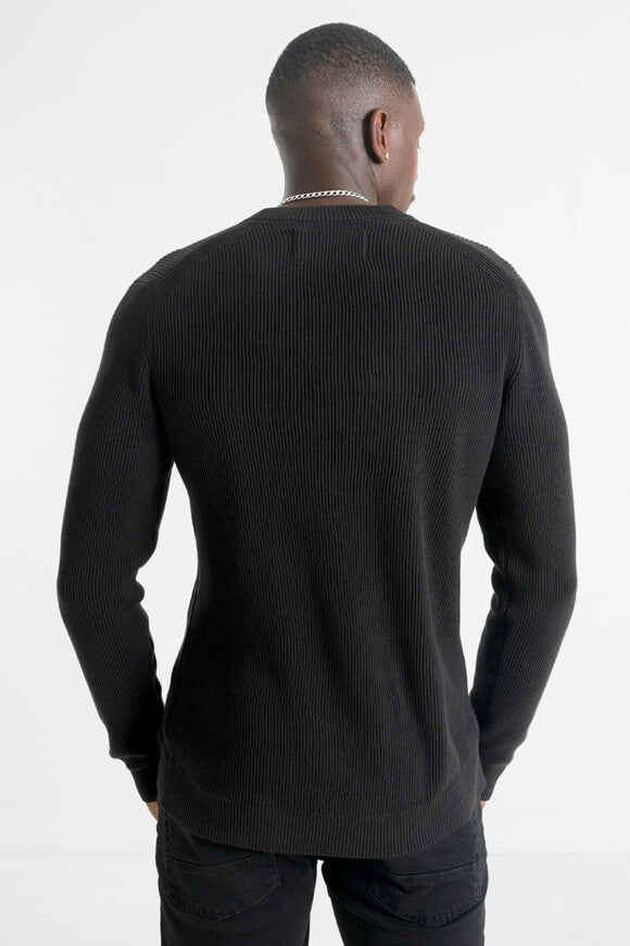 Embro Badge Strickpullover - Black