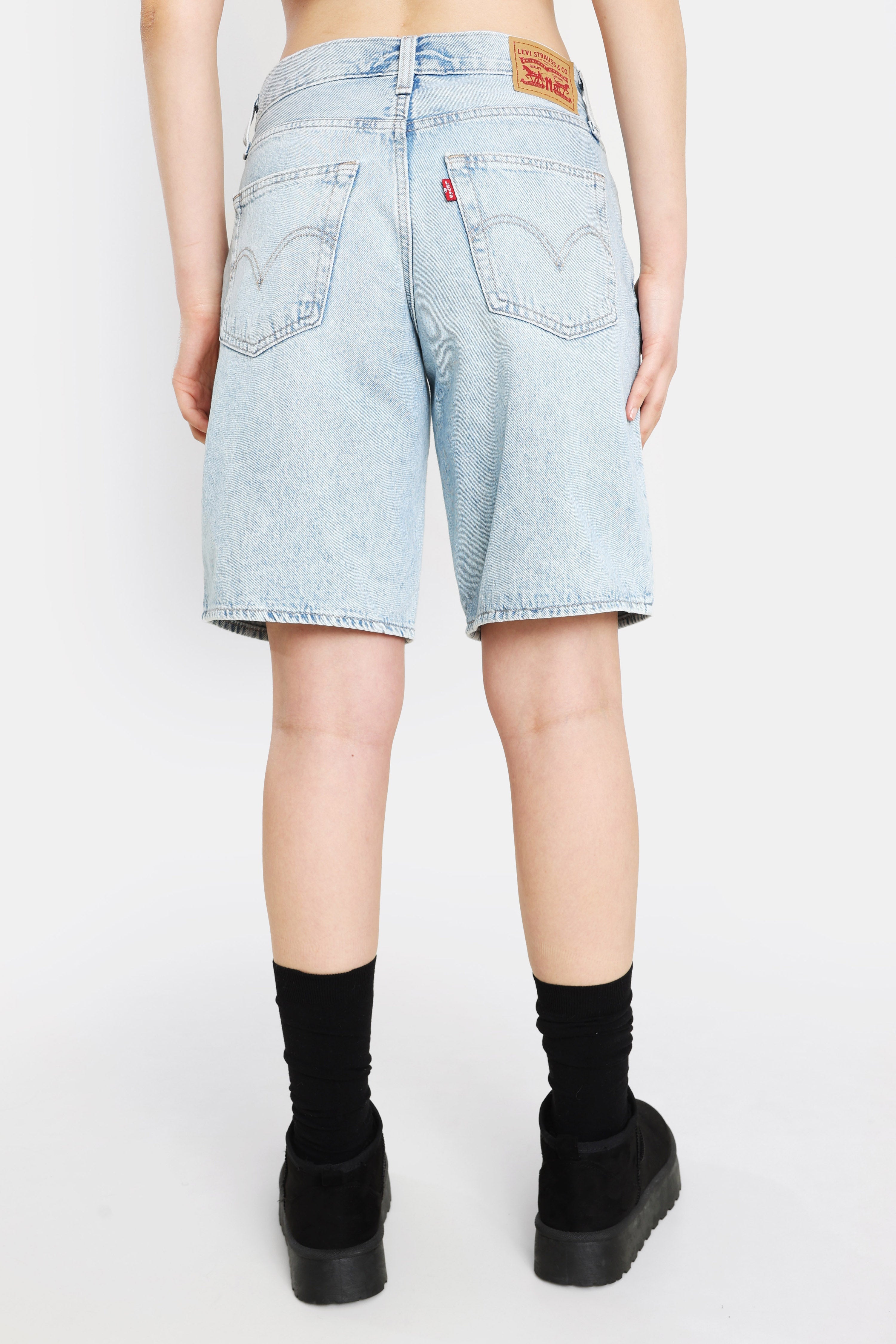 Baggy Jeansshorts - Abraided art