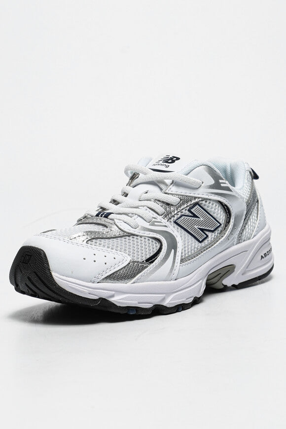P 530 Core Kids Sneaker - White + Silver