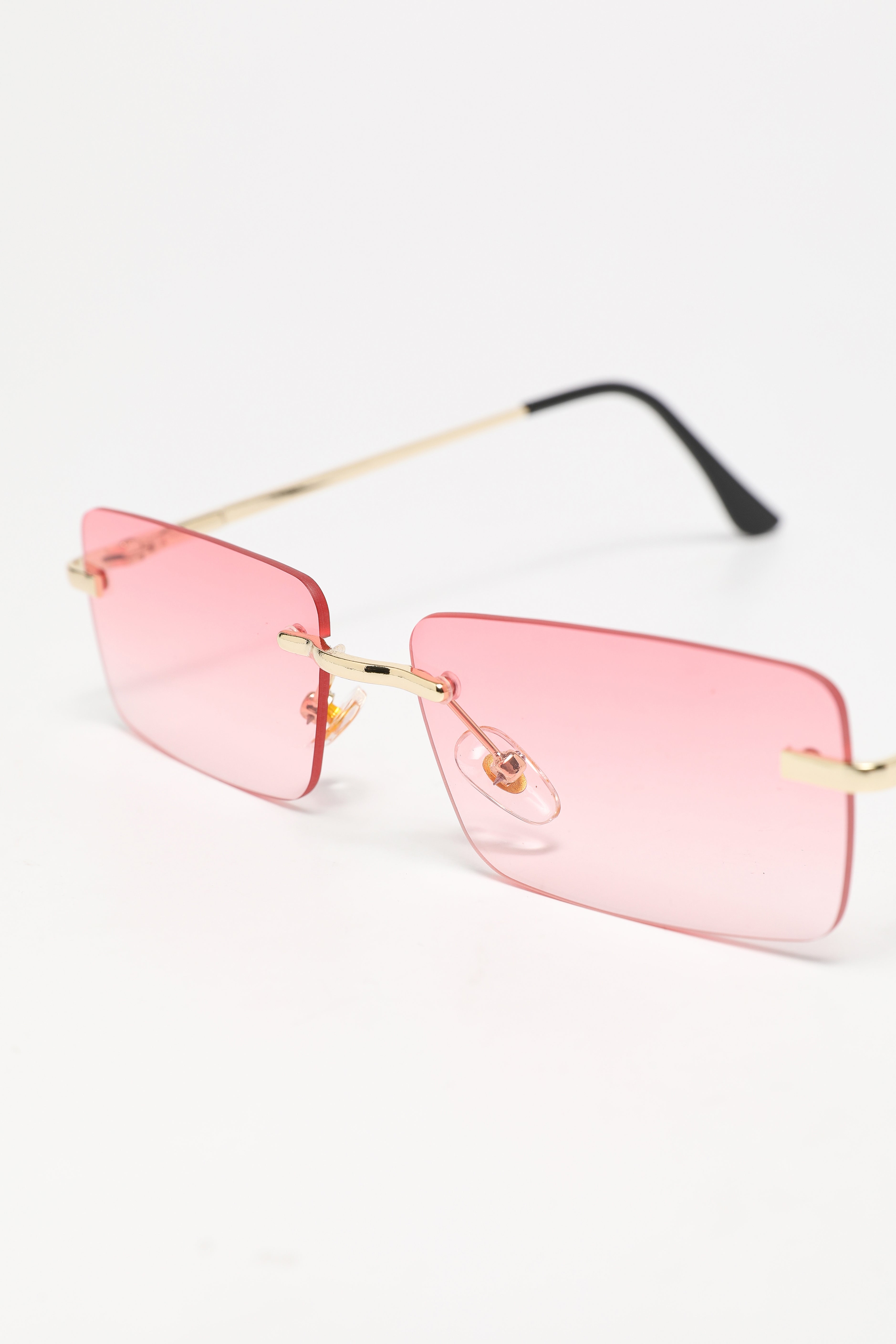 Brille - Gold + Pink