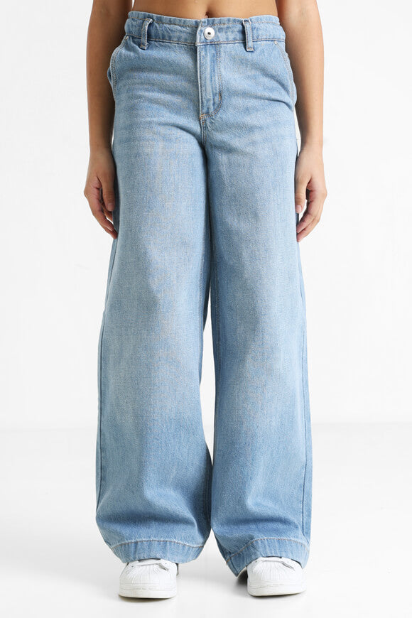 Comet Wide Leg Jeans - Light Blue Denim