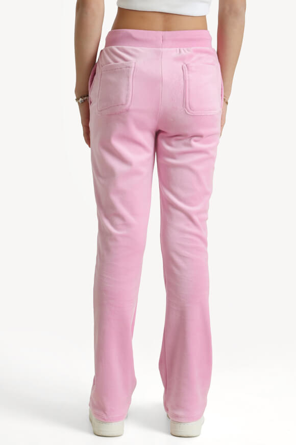 Bootcut-Samthose - Pinky Lilac Chiffon