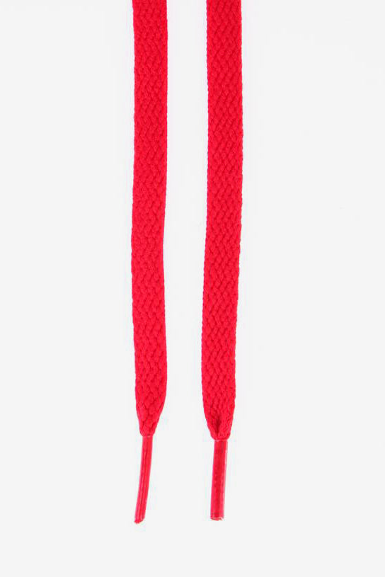 Flache Schnürsenkel - Rot