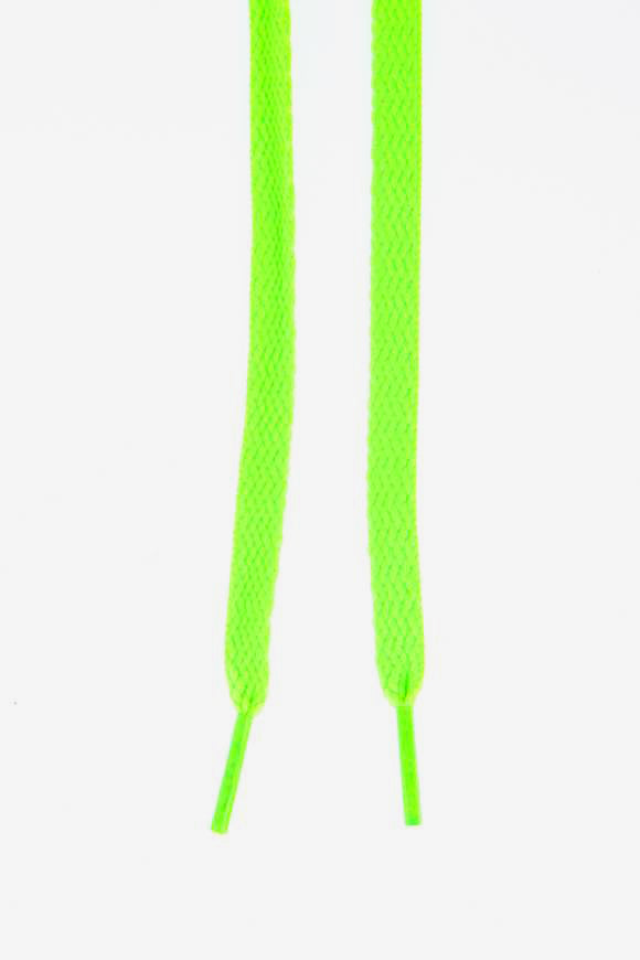 Flache Schnürsenkel - Neon Grün