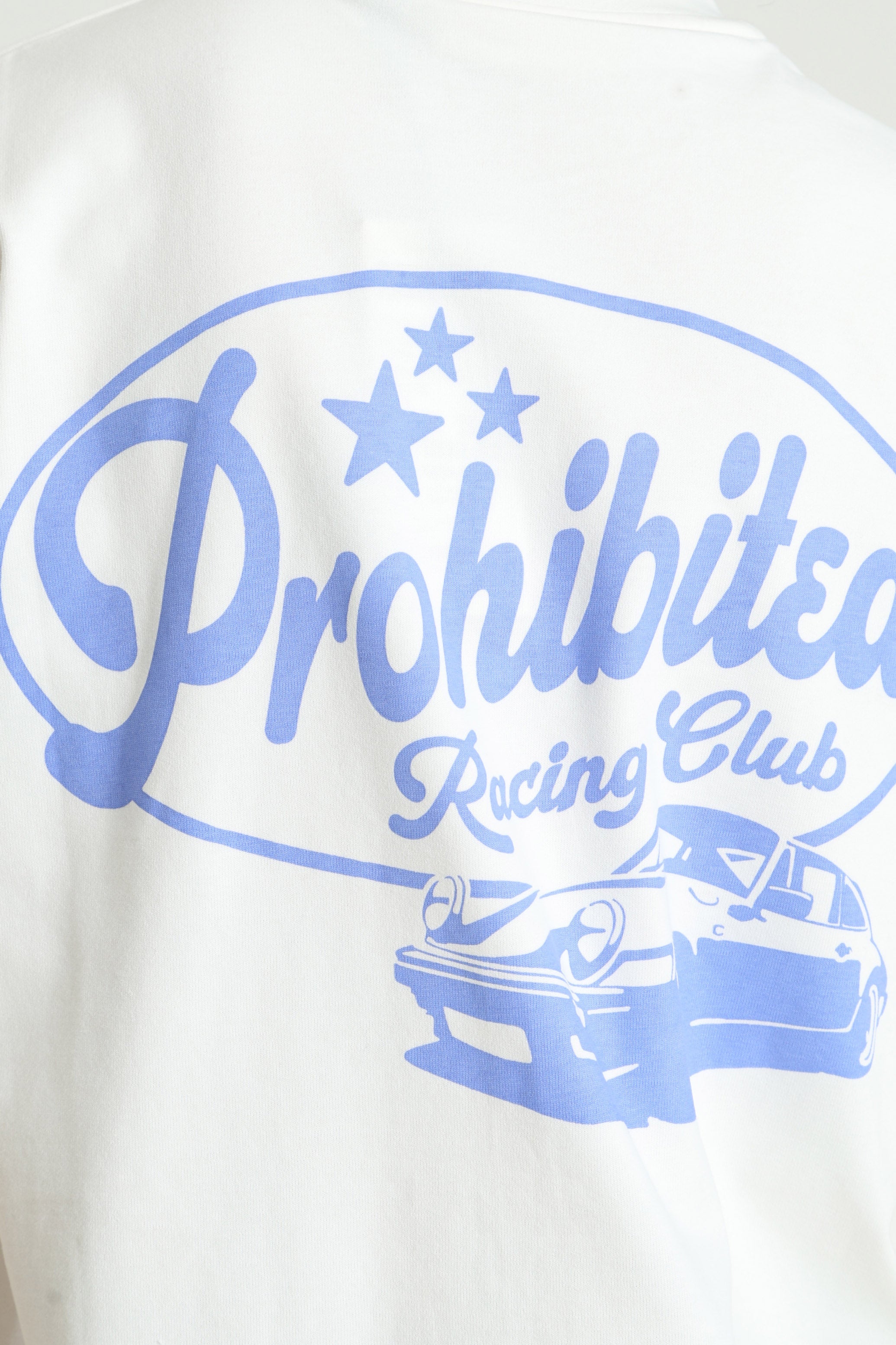Tuning Club T-Shirt - Offwhite + Blue