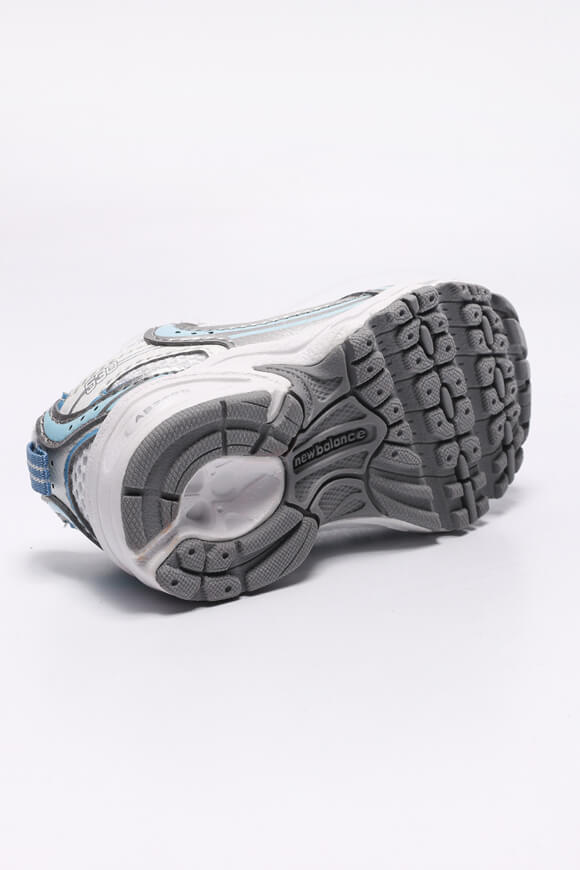 Core Baby Sneaker - White + Light Blue + Silver