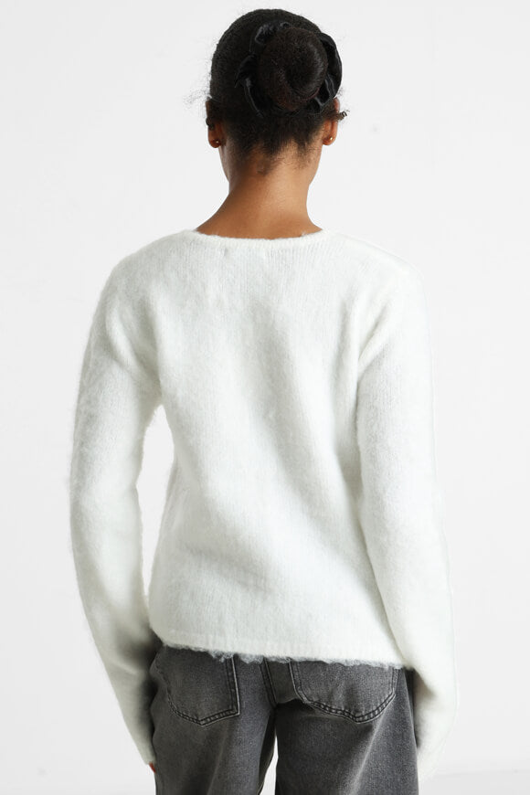 Strickjacke - Offwhite
