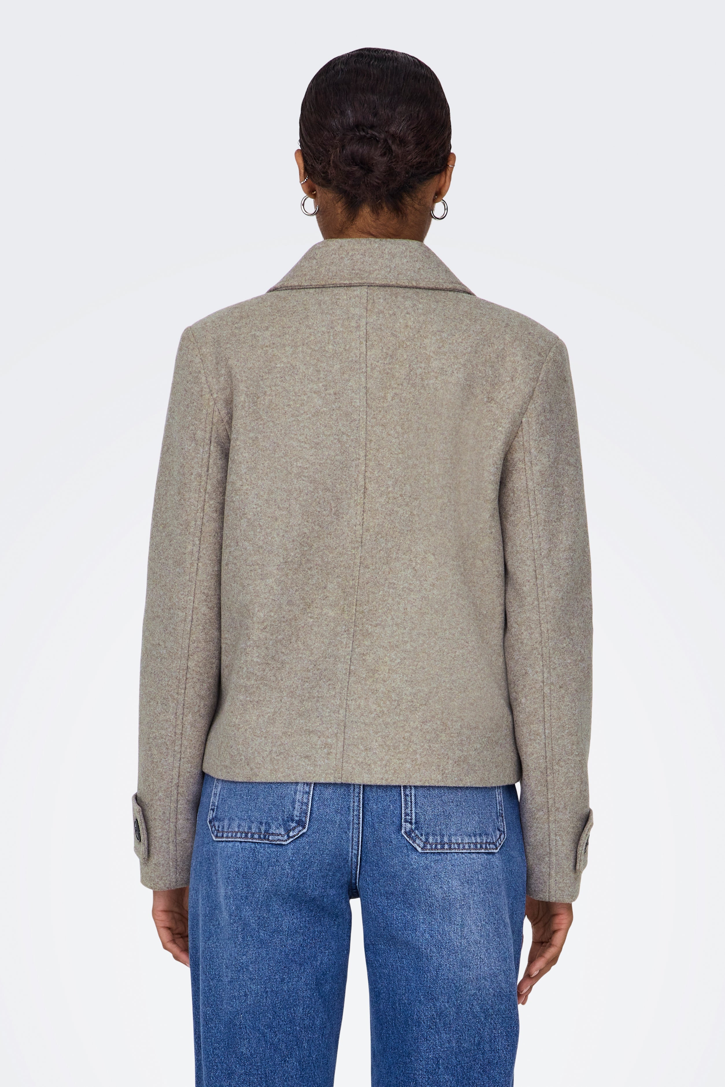 ONLFREJA kurzer Mantel - Mocha Meringue Melange