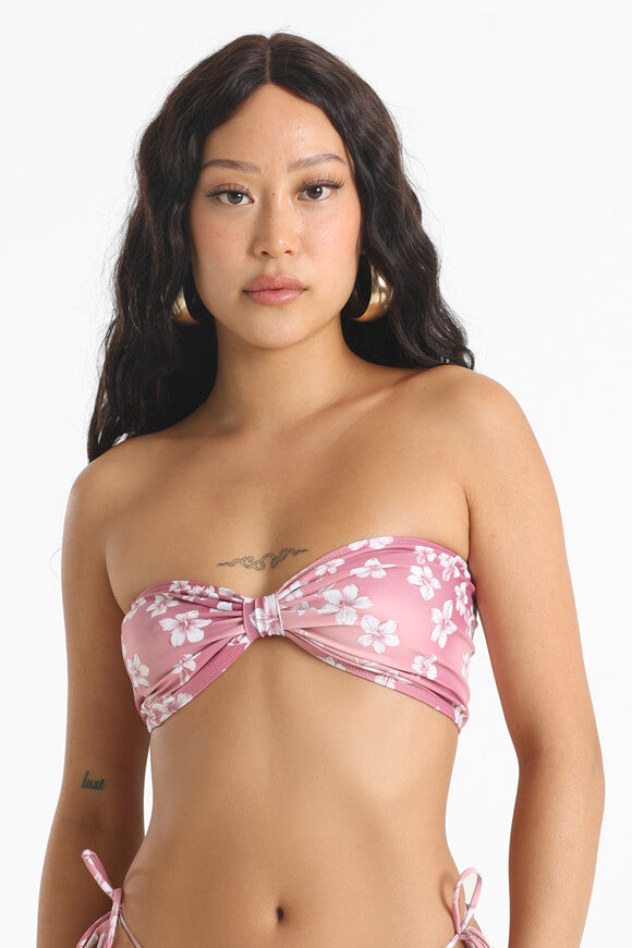 Samara Bandeau Bikini-Oberteil - Old Rose