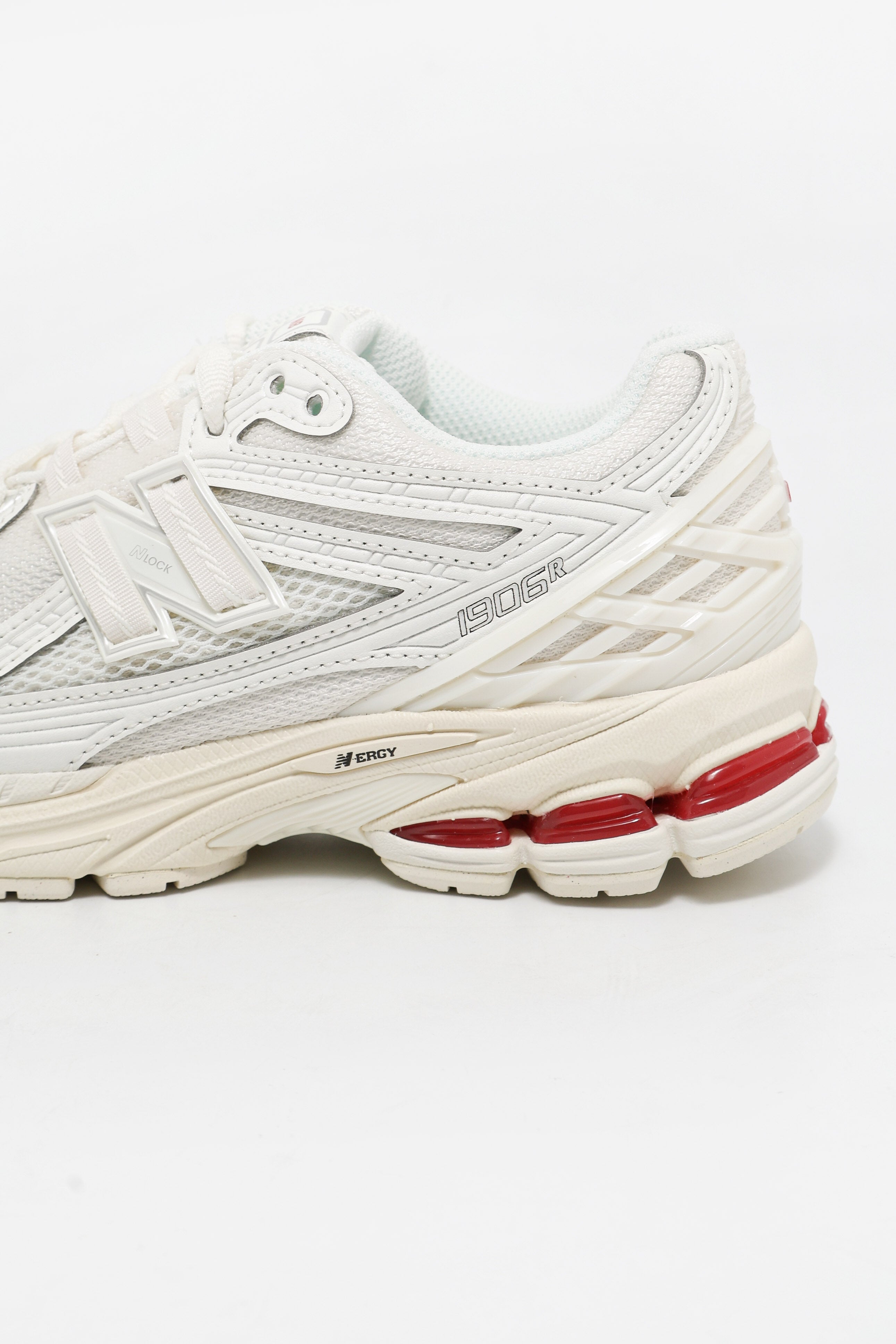 U 1906R Sport Essentials Sneaker - Angora + Sea Salt + Shadow Red