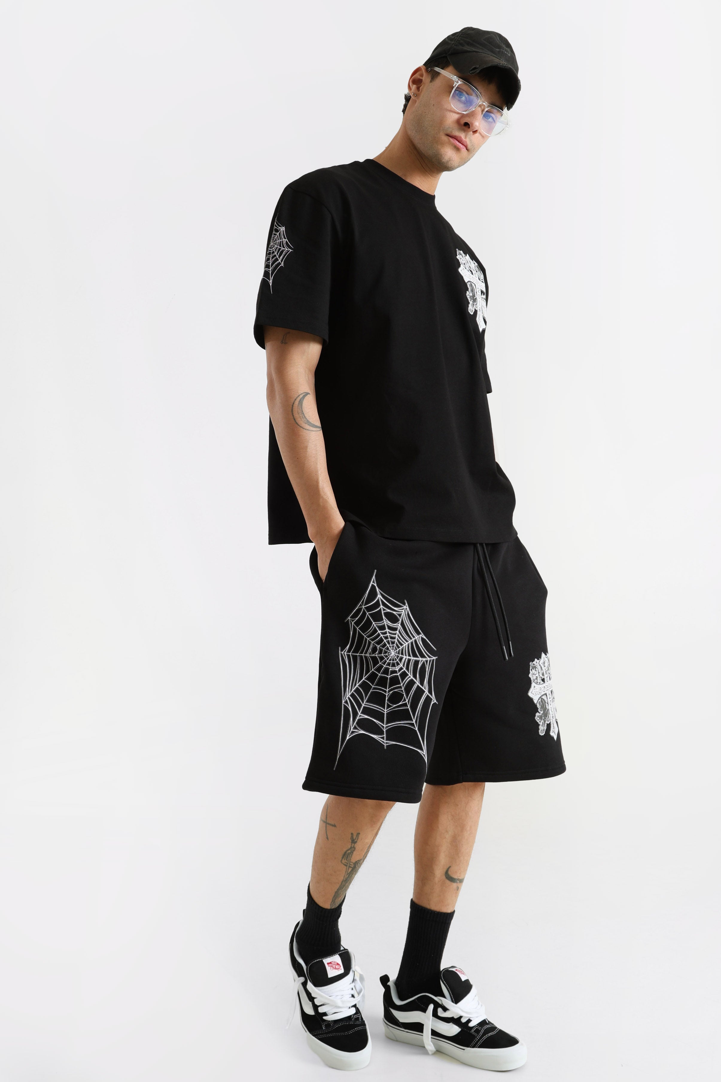 Cross Oversize T-Shirt - Black