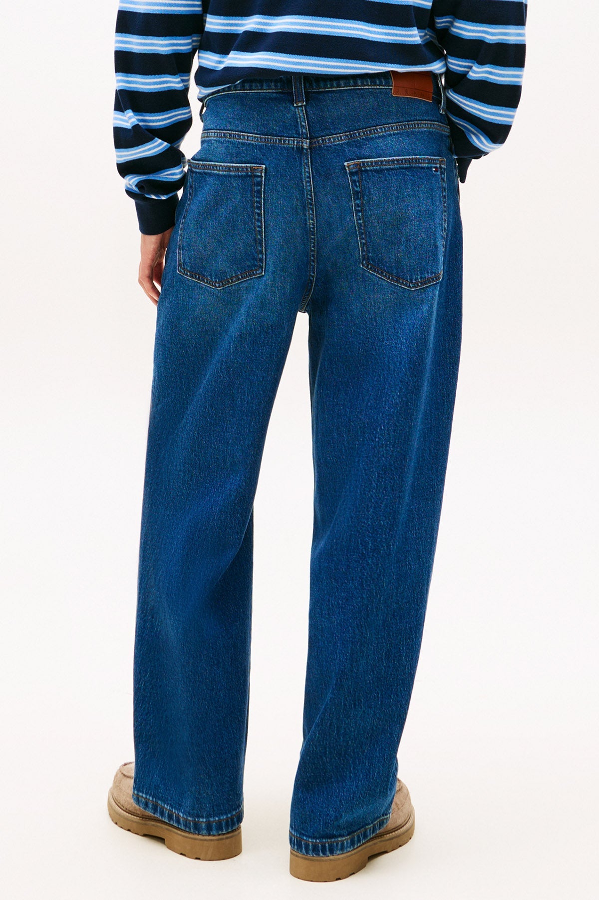 Theo Baggy Fit Jeans L32 - Dark Blue Denim