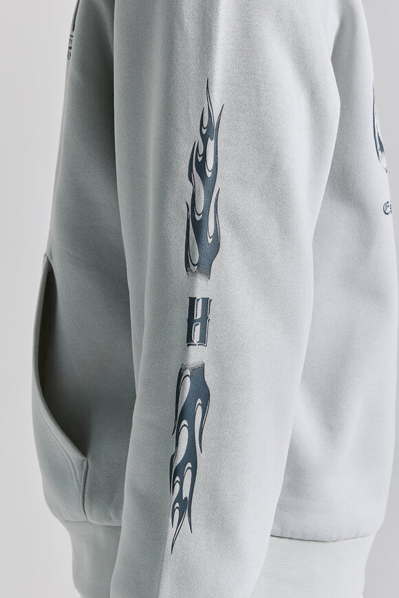 Oversize Kapuzensweatshirt - Dawn Blue