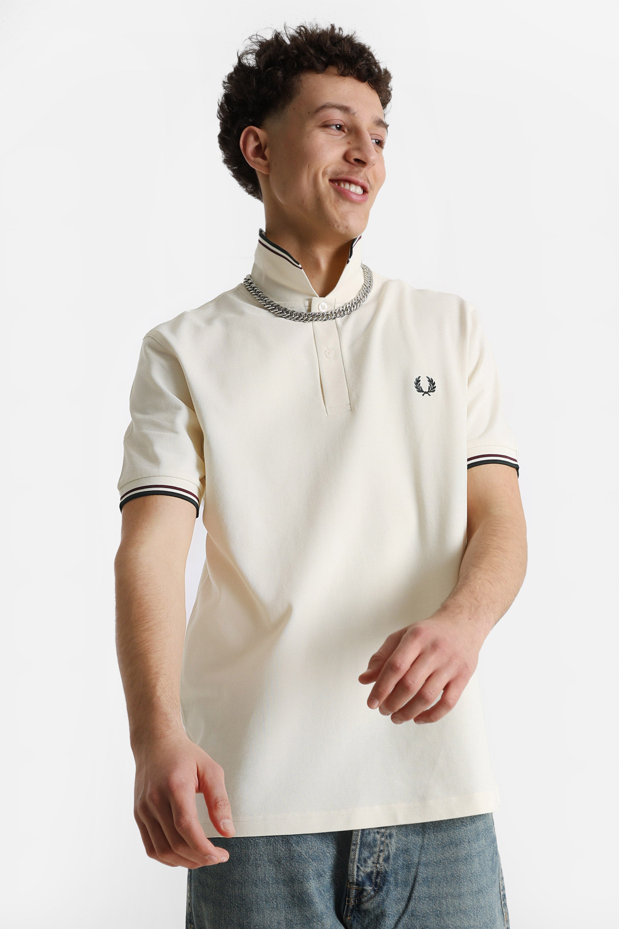 Twin Tipped Poloshirt - Offwhite